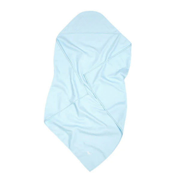 Dock and Bay- Baby/Toddler Hooded Towel in Bestie Blue. Carbon Neutral Product