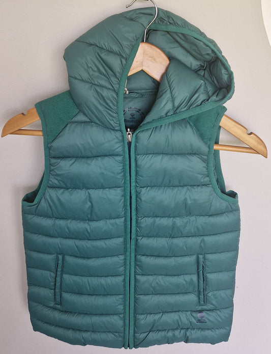 Mousqueton Kids Unisex  Hooded Gilet. Green