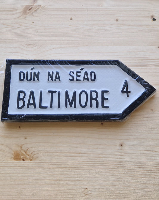 Baltimore Road Sign