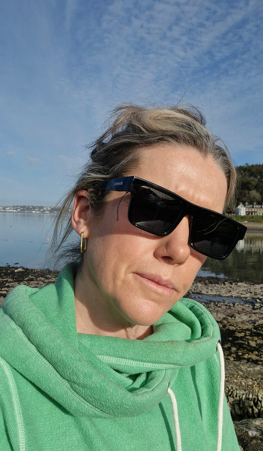 Oceanides, Urania, polarized glasses made from recycled plastic.