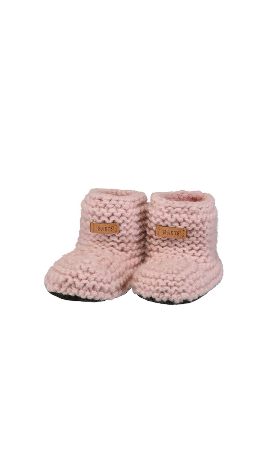 Barts Amsterdam Pink Knit Baby Booties