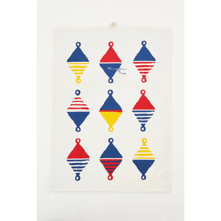 Tea Towel with Sea Bouys