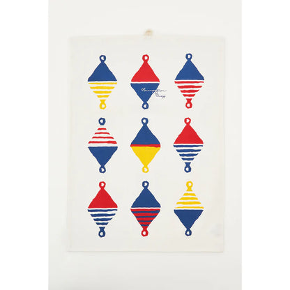 Tea Towel with Sea Bouys