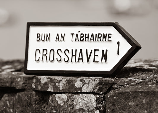 Crosshaven Resin Road Sign